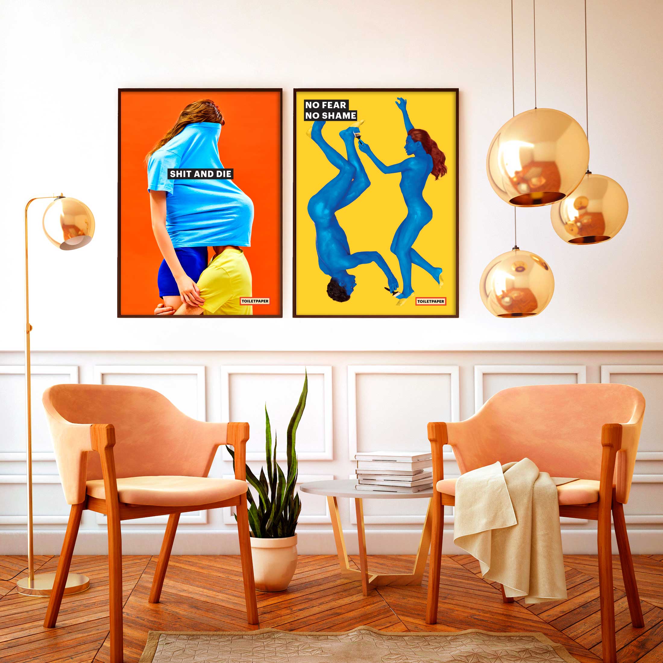 Poster blue body