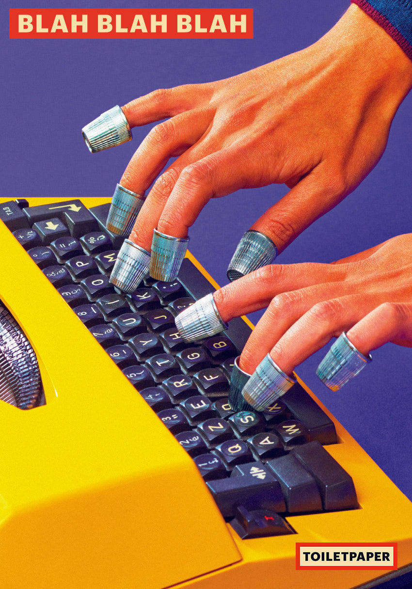 Poster typewriter