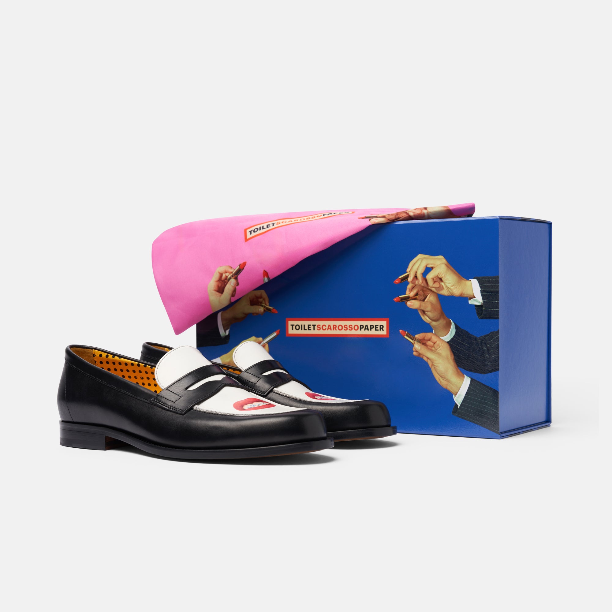 TOILETSCAROSSOPAPER LOAFERS Wash your mouth