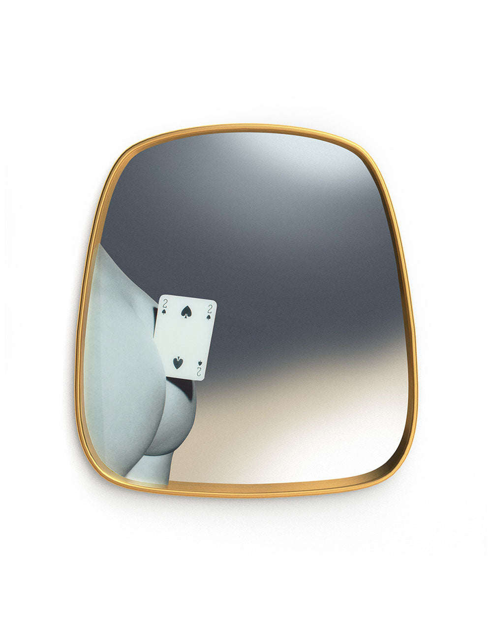 Gold-mirror-Two-of-spades