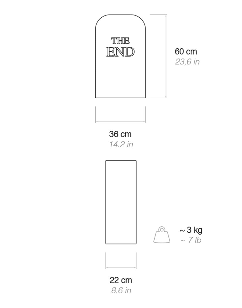 Gufram-the-end-black-info