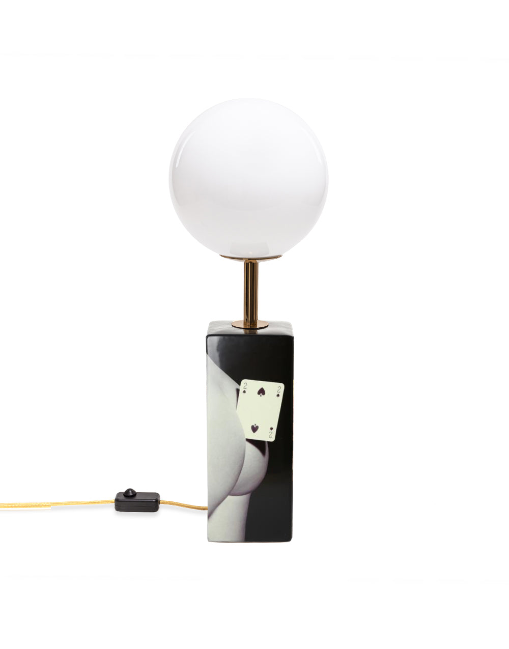 Table Lamp Two of Spades