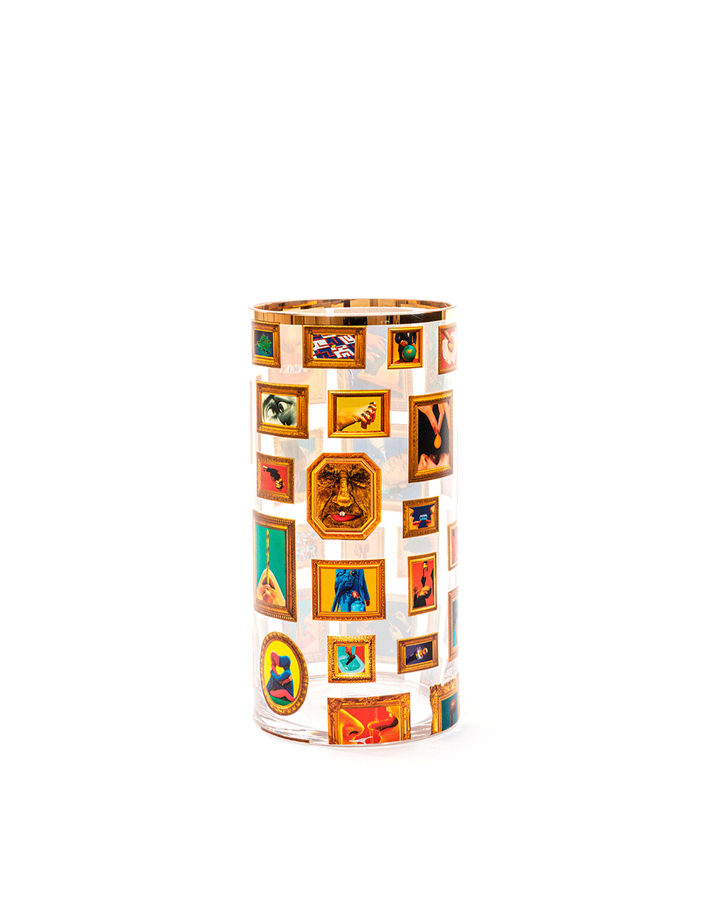 Glass Vase Cylindrical Medium
