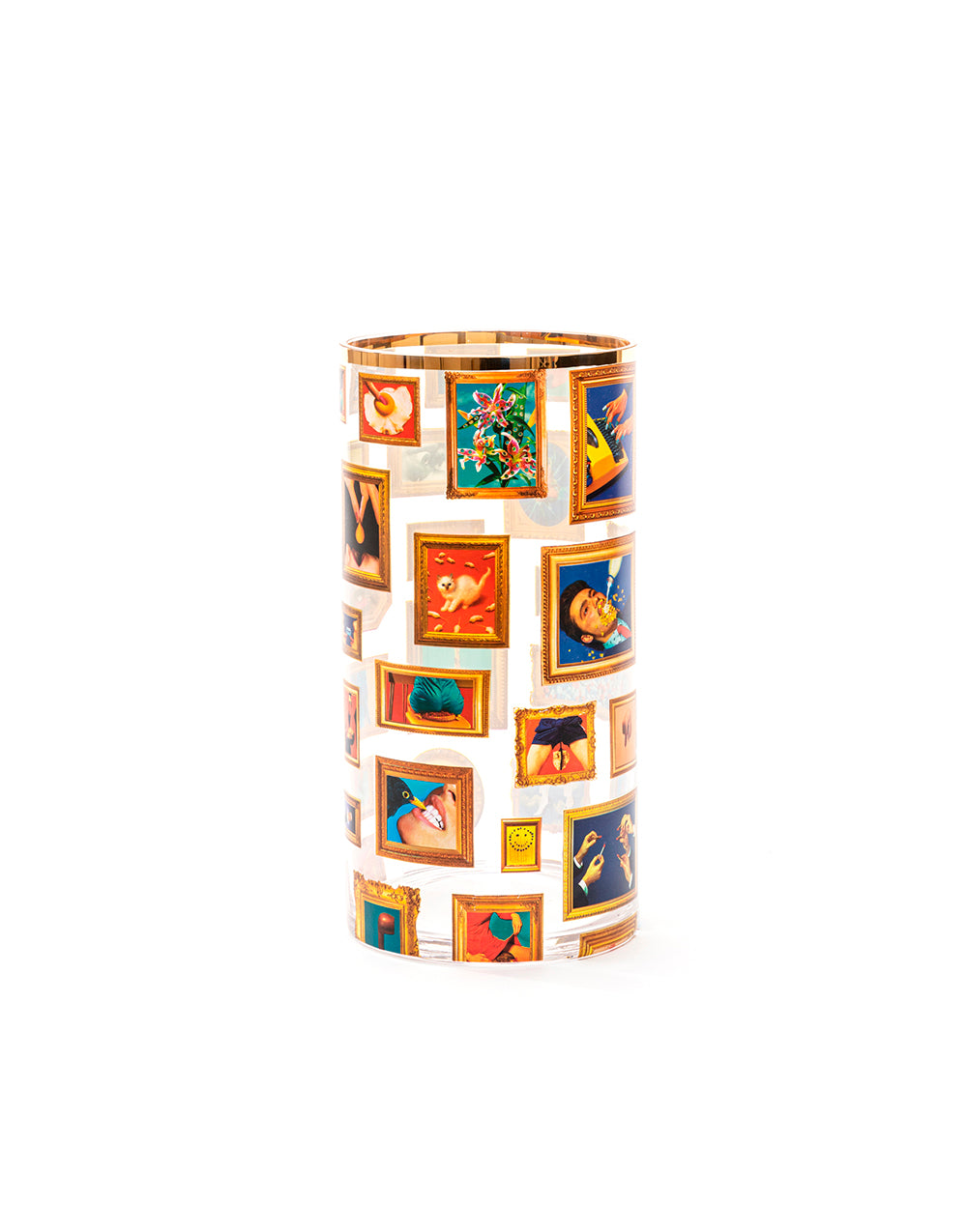Glass Vase Cylindrical Medium