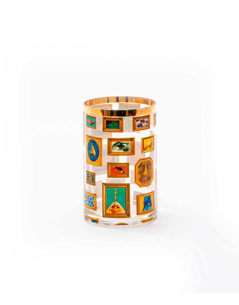 Glass Vase Cylindrical small