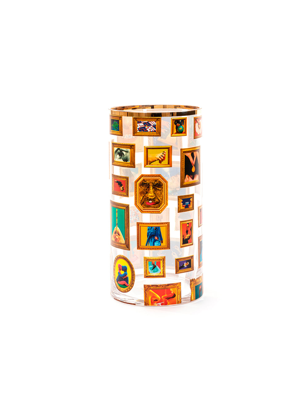 Glass Vase Cylindrical Medium