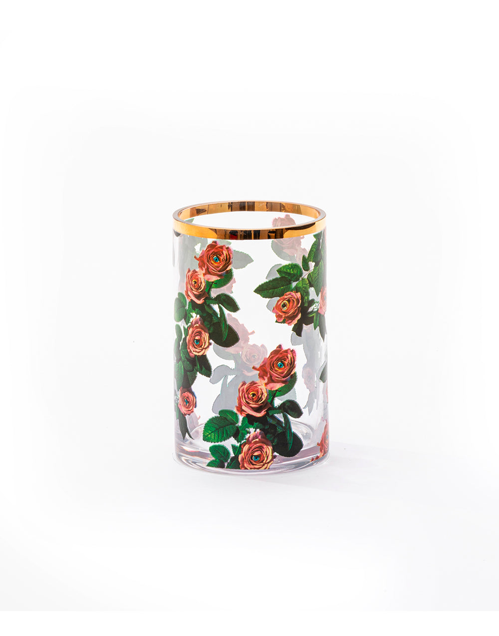 Glass Vase Cylindrical small