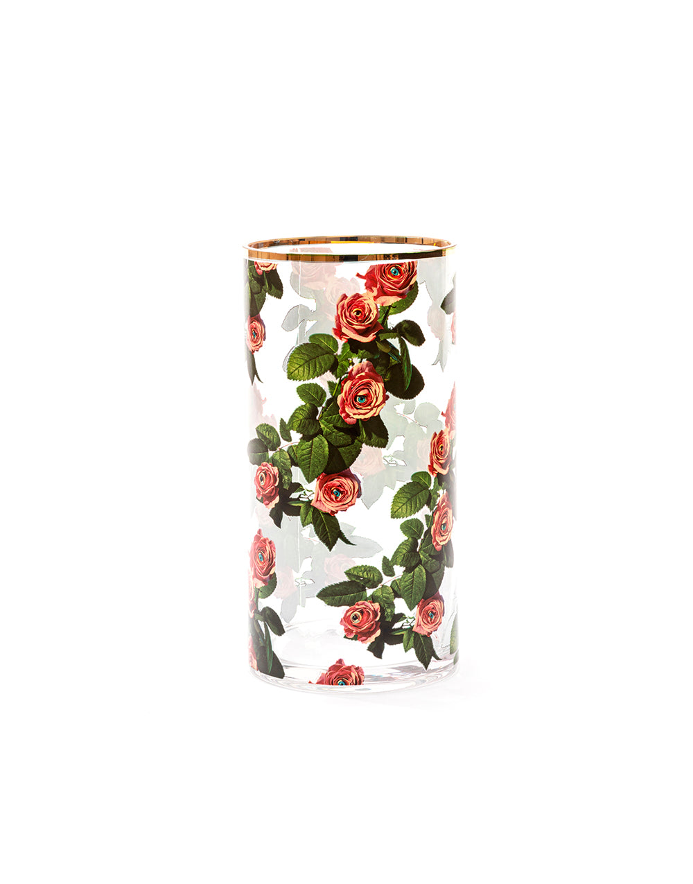 Glass Vase Cylindrical Medium