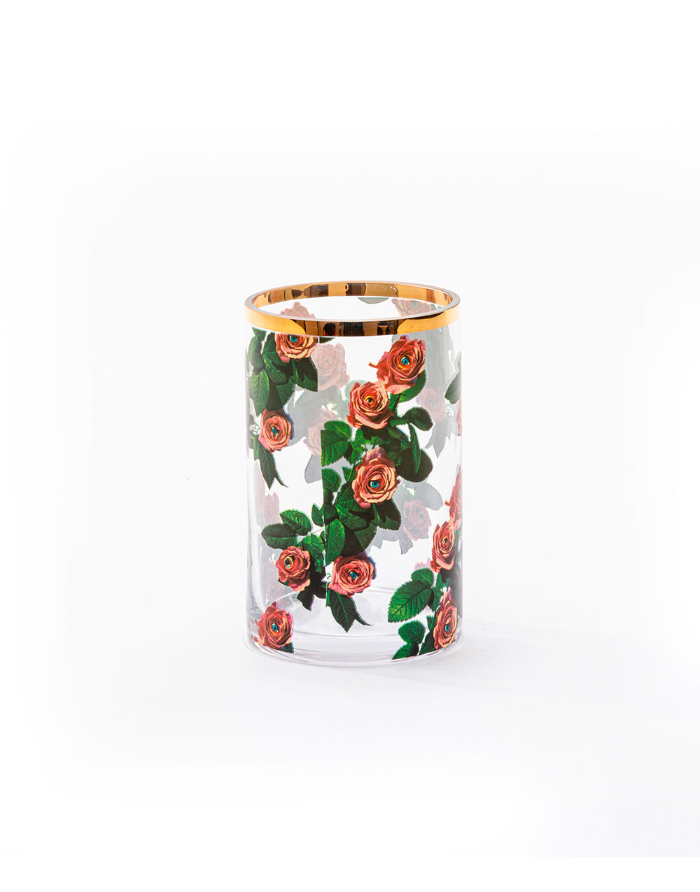 Glass Vase Cylindrical small