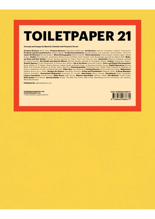 TOILETPAPER MAGAZINE N.21
