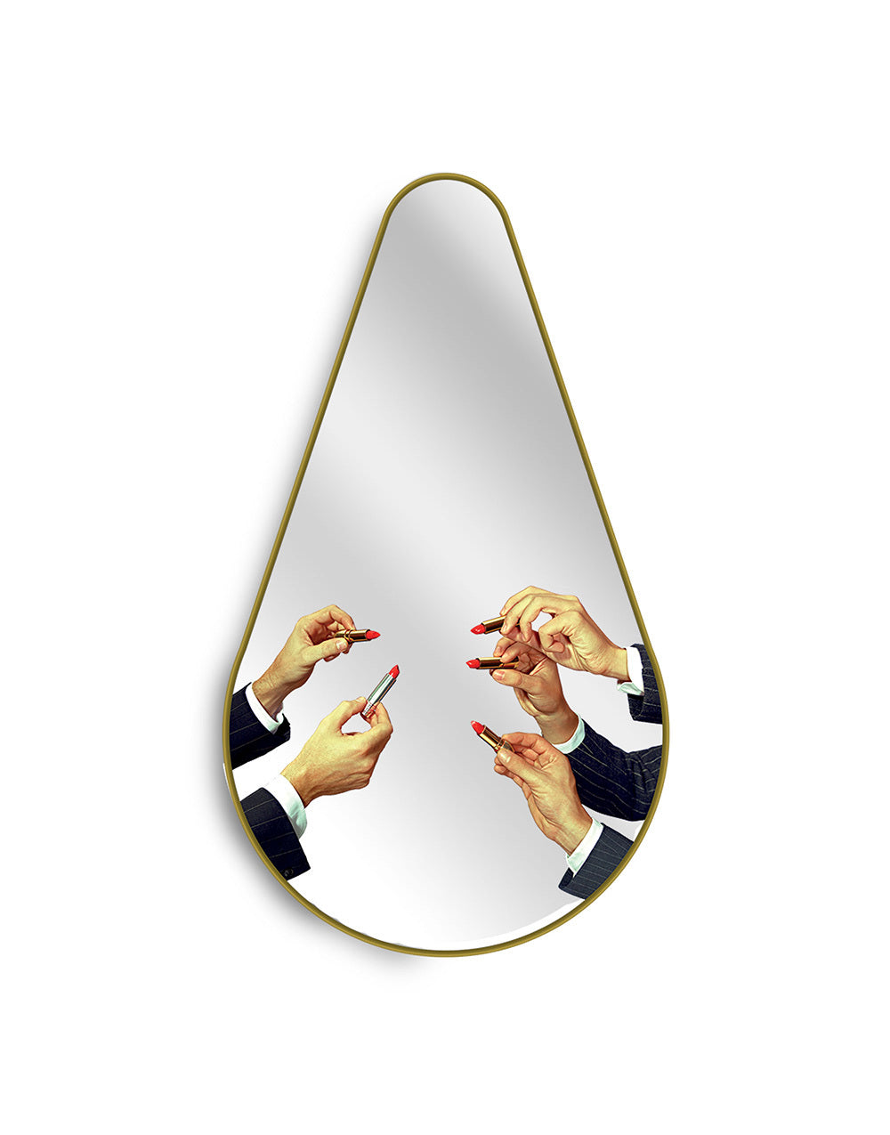 Mirror Gold Frame Pear